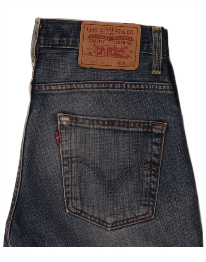 LEVI'S ženske 507 traper kratke hlače W28 srednje plave
