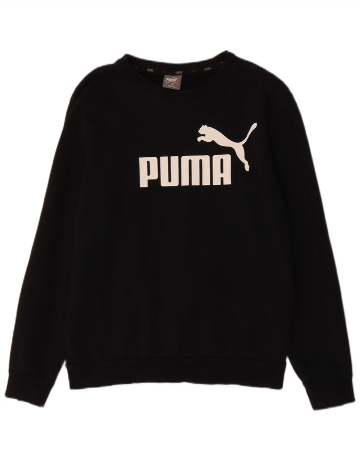 PUMA Muška majica s grafičkim motivima, mali crni pamuk