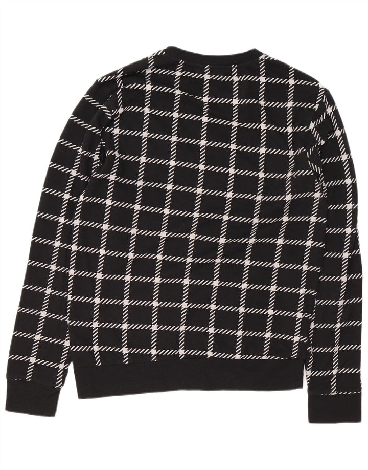 CALVIN KLEIN Muški džemperi s grafičkim motivima Mali crni karirani pamuk