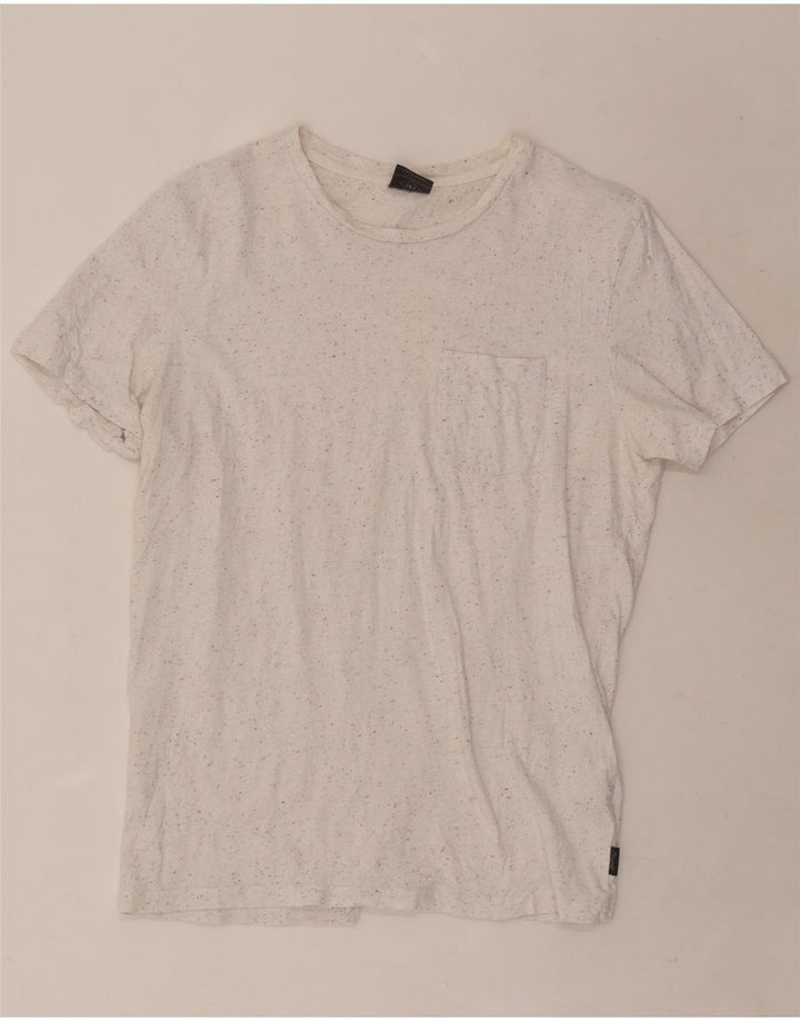 Jack & Jones muška majica kratkih rukava Srednji bijeli flekasti pamuk