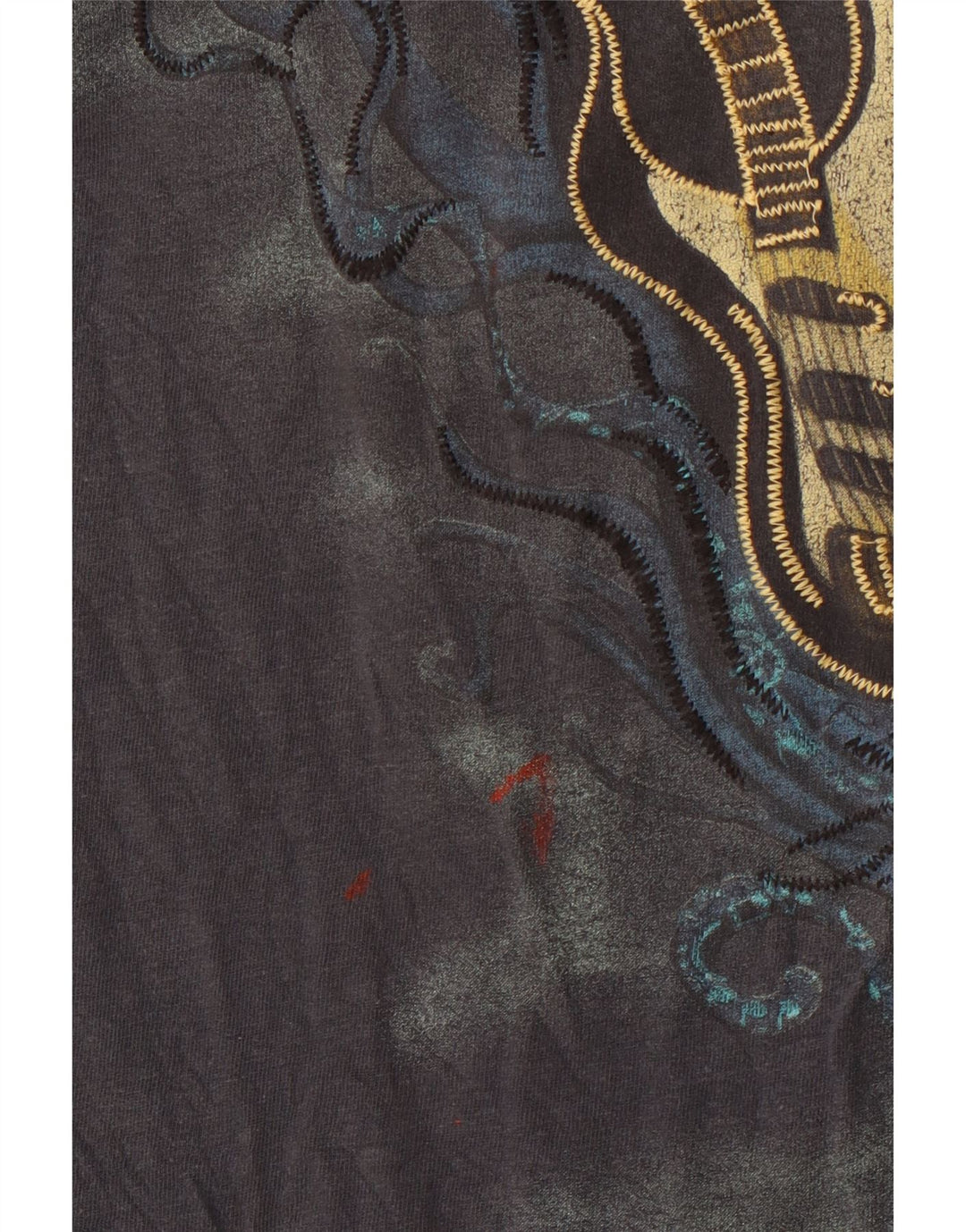 HARD ROCK Muška majica kratkih rukava Malta s grafičkim motivima, srednje sivi pamuk