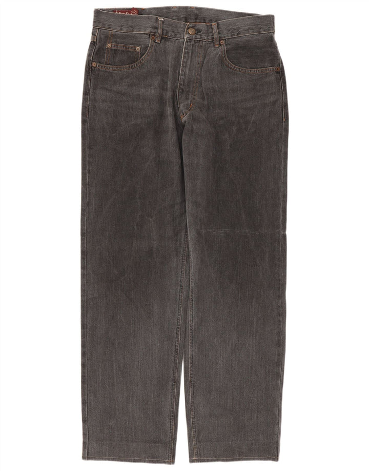 MARLBORO CLASSICS Muške ravne traperice W33 L29 sivi pamuk