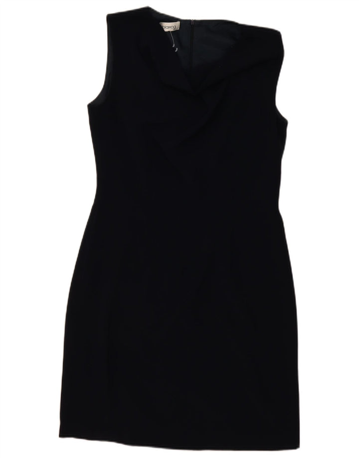 BIANCA Womens Sleeveless Sheath Dress EU 40 Medium Navy Blue