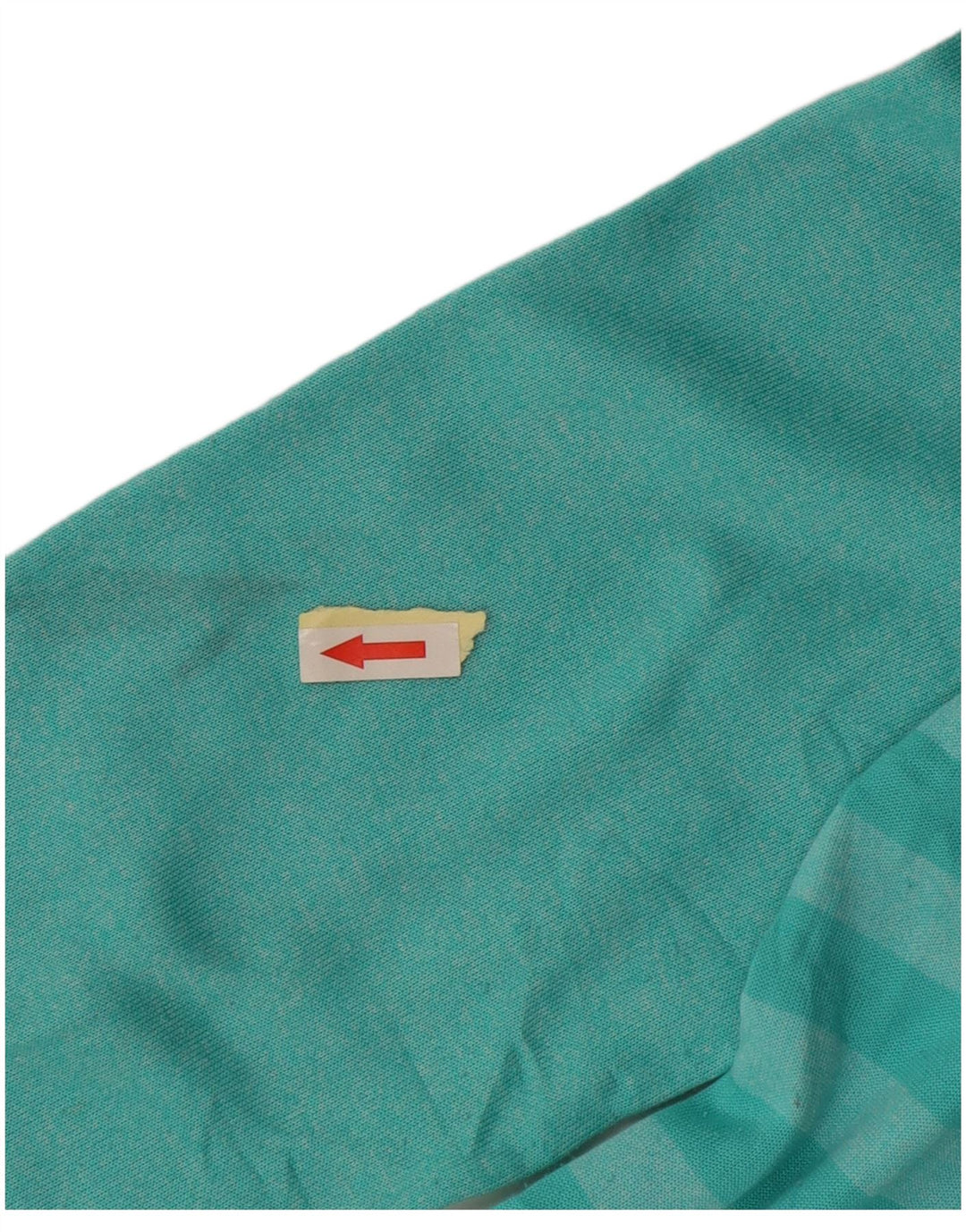 Adidas Mens Hoodie Jumper Large Turquoise Striped Polyester