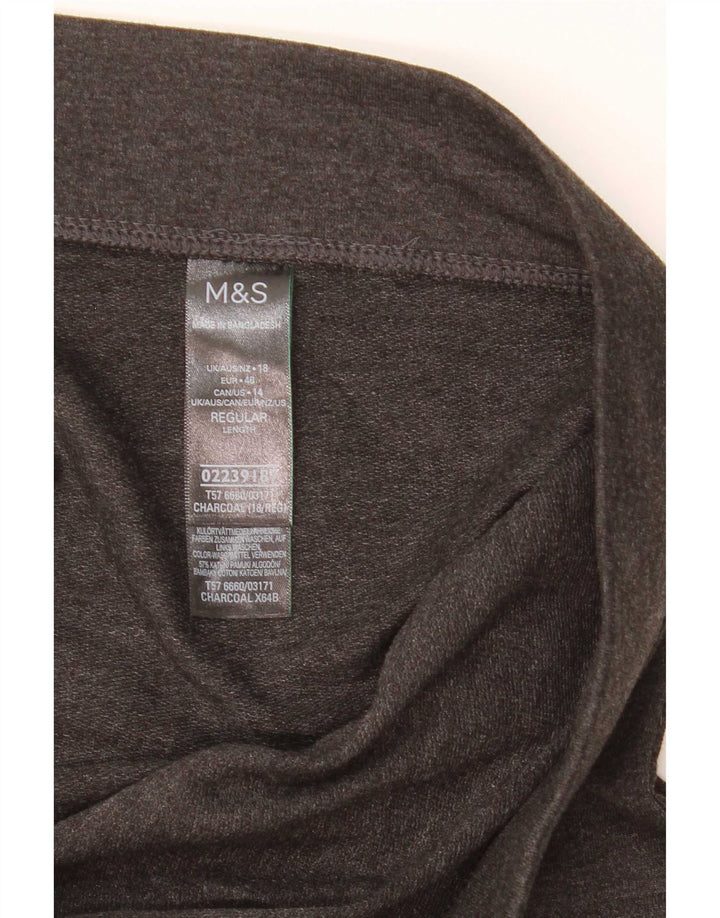 Marks & Spencer ženske tajice UK 18 XL sivi pamuk