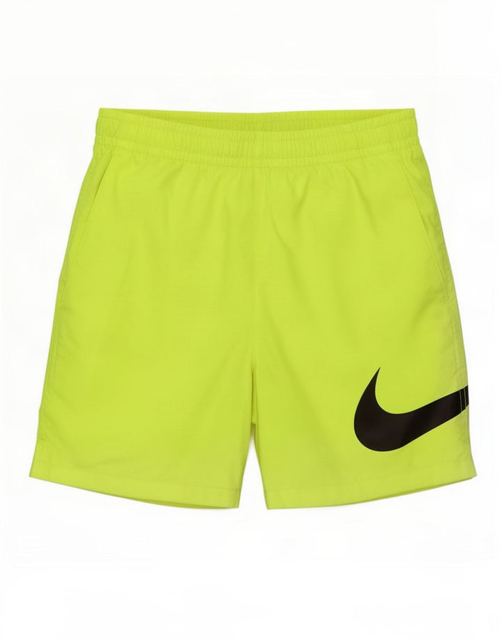 Nike muške grafičke sportske kratke hlače XS žuti poliester