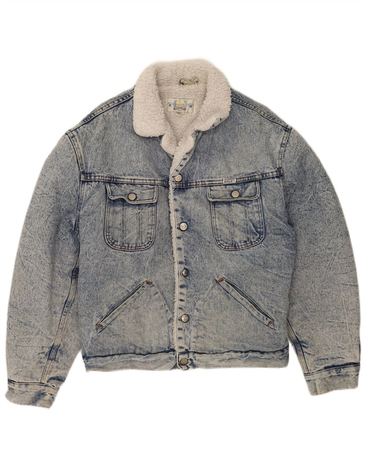 Rifle Mens Sherpa traper jakna UK 40 Large Blue