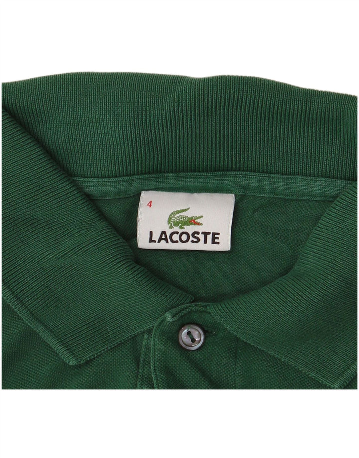 Lacoste muška polo majica veličine 4, srednje zeleni pamuk