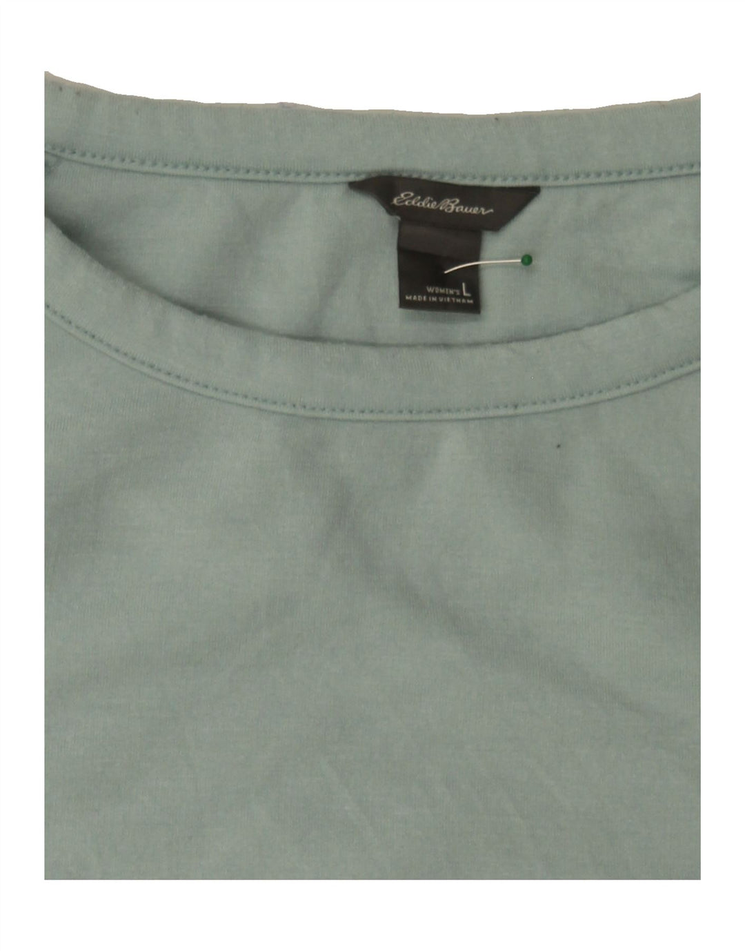 EDDIE BAUER Womens Sweatshirt Jumper UK 16 Large Turquoise Polyester Vintage Eddie Bauer and Second-Hand Eddie Bauer from Messina Hembry 