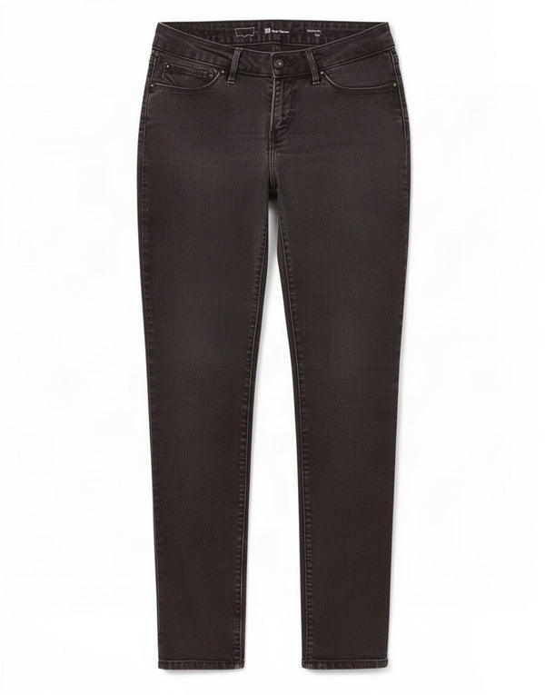 Levi's ženske uske traperice srednjeg rasta W29 L32 crni pamuk Bold Curve