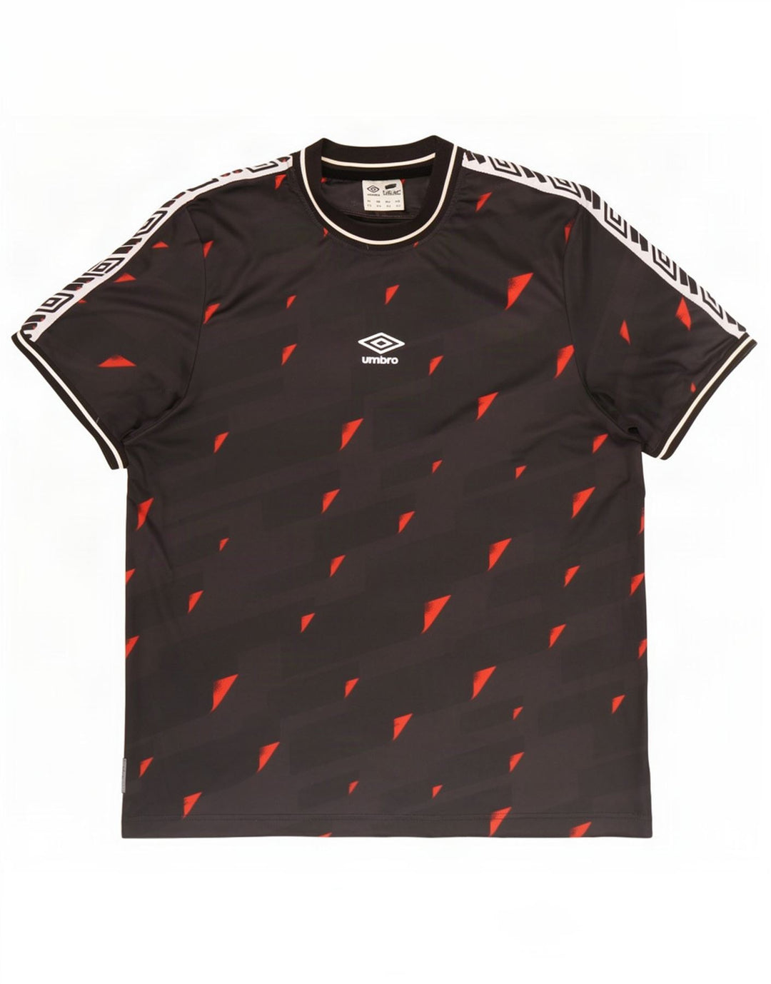 Umbro gornji dio majice s grafičkim motivima 2XL crni geometrijski poliester
