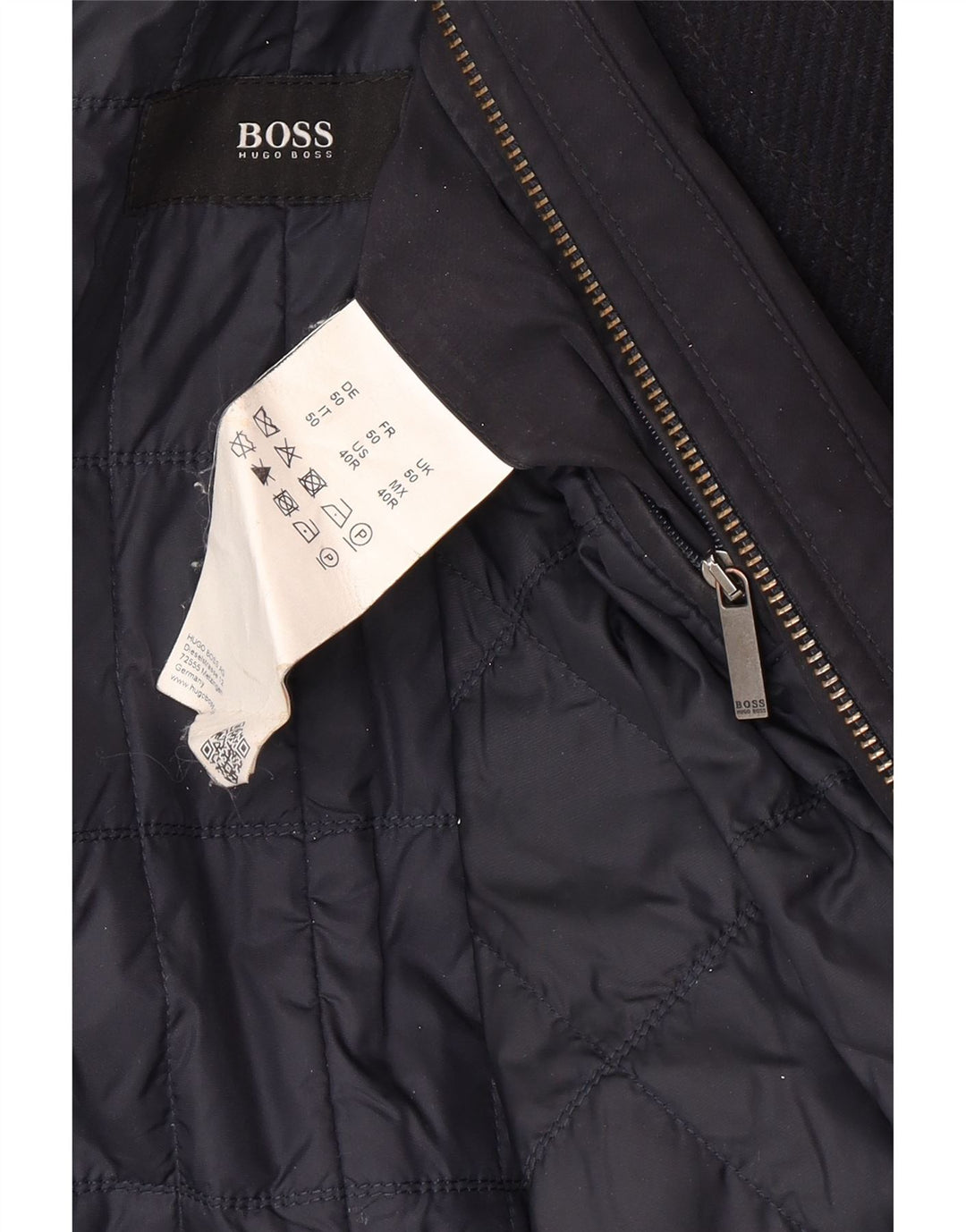Hugo Boss Muški kaput EU 50 Large tamnoplava vuna