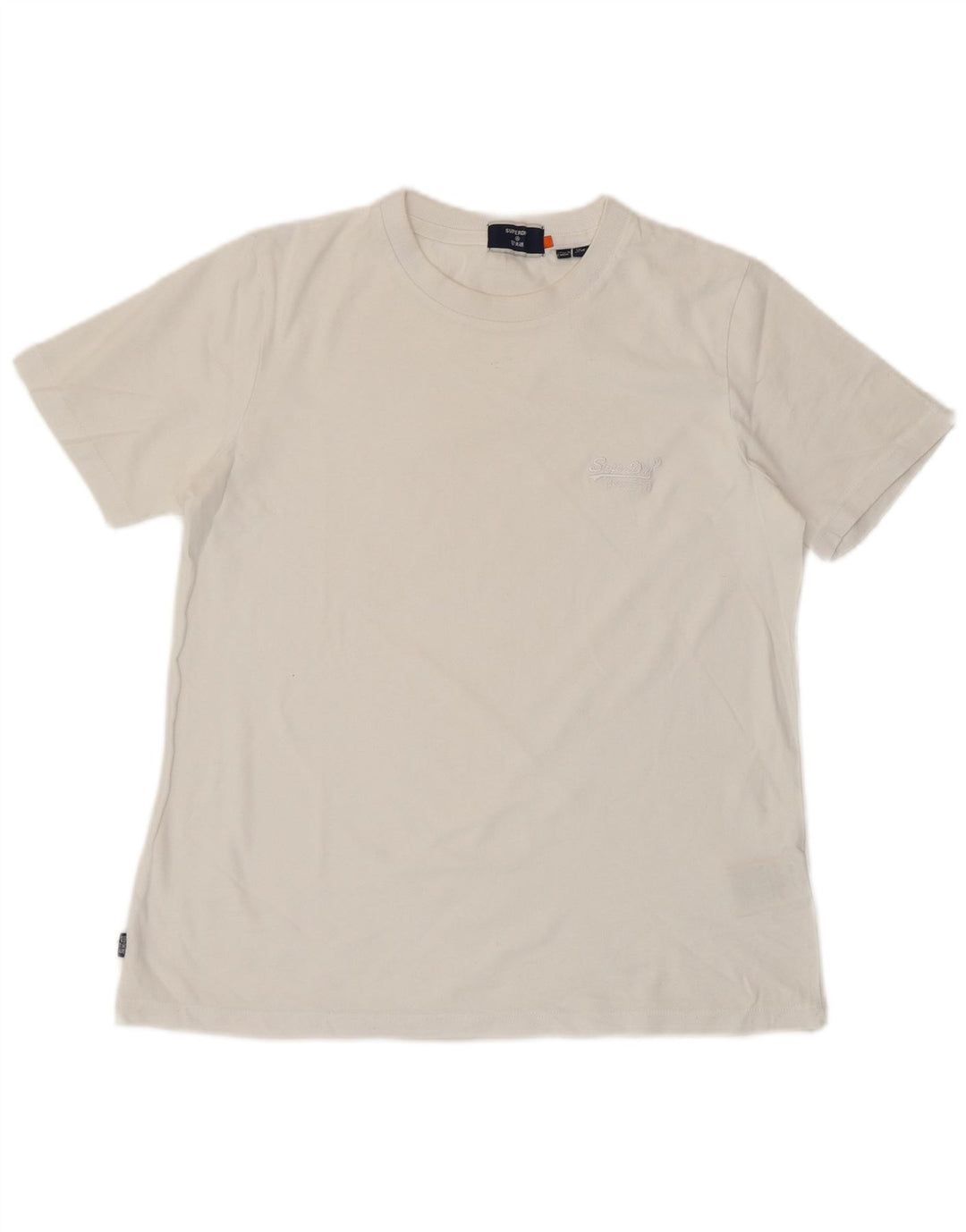 SUPERDRY ženska majica kratkih rukava UK 8 Mali bijeli pamuk