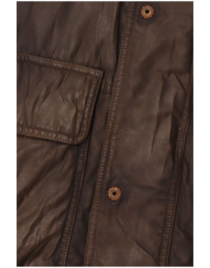 Paul & Shark muška jakna od voštanog pamuka za jahte UK 46 3XL crni poliester