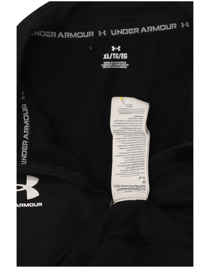 Under Armour gornji dio trenirke s patentnim izrezom XL crni poliester