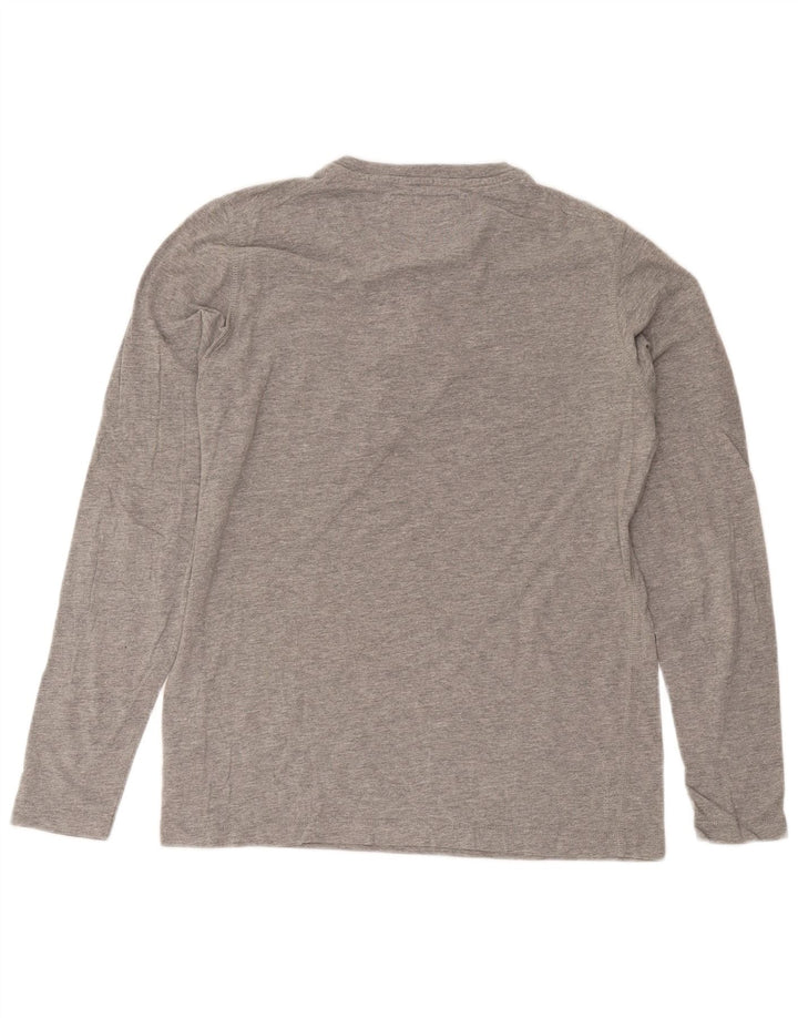Jack & Jones muška majica dugih rukava, veliki sivi flekasti pamuk