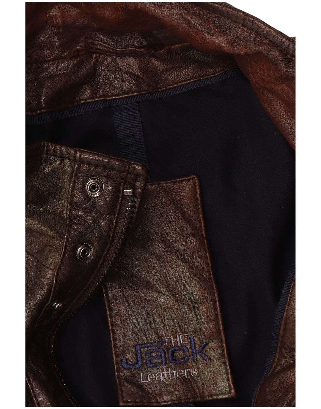 Vintage muška kožna jakna IT 54 2XL smeđa koža