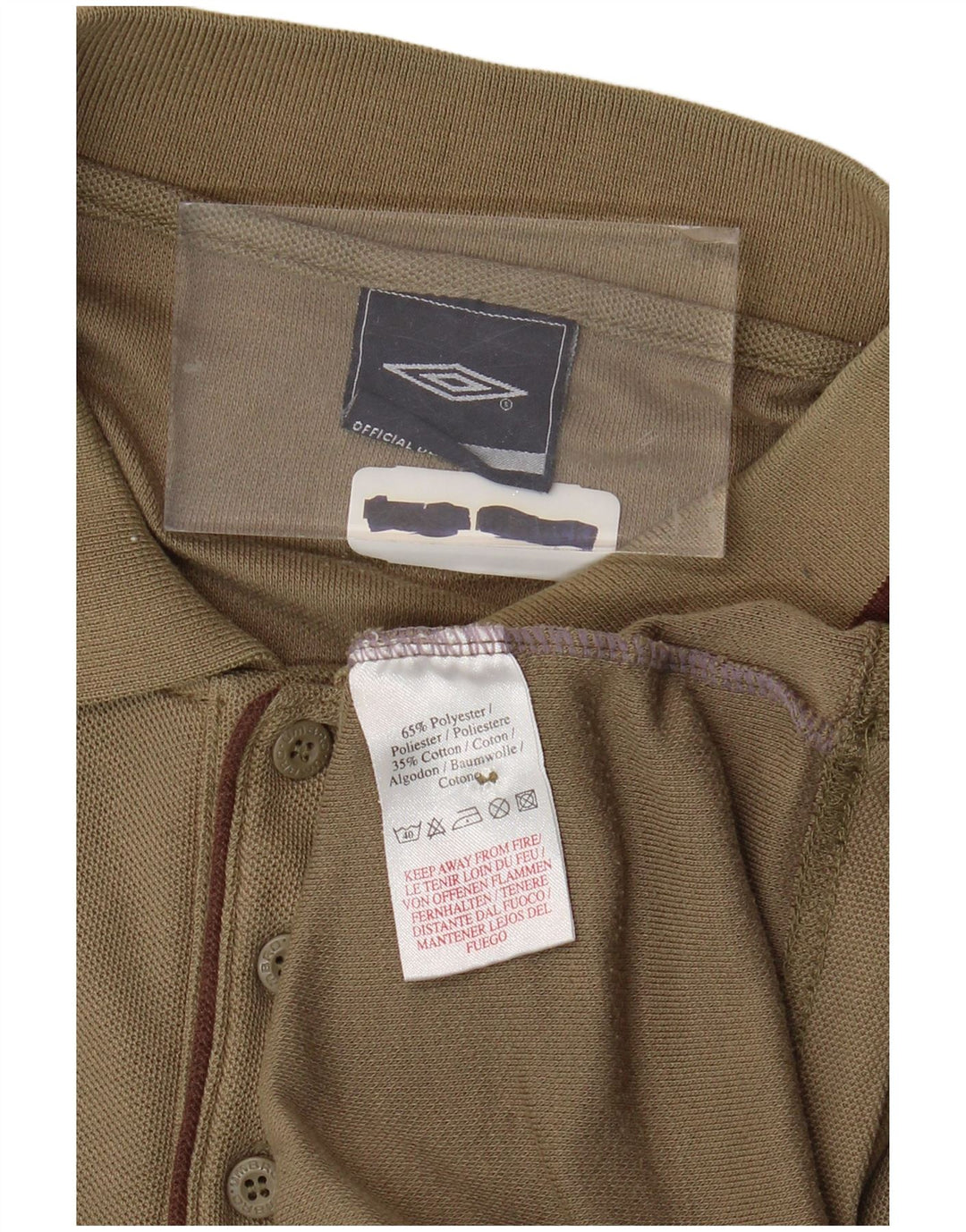 UMBRO muška polo majica veliki kaki poliester