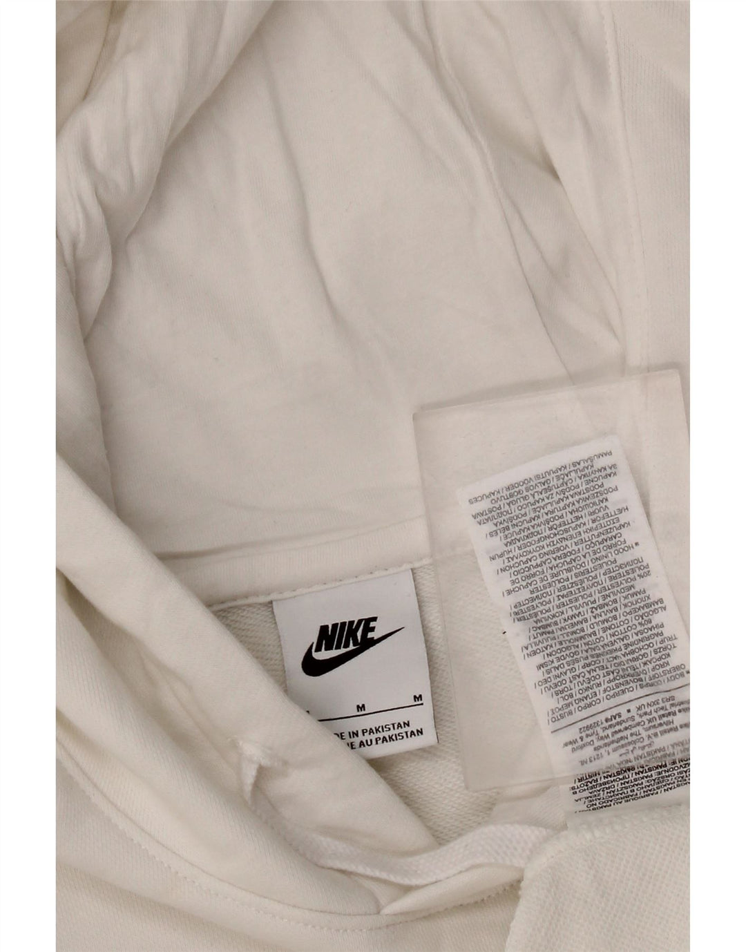 Nike muška majica s kapuljačom Srednje bijeli pamuk