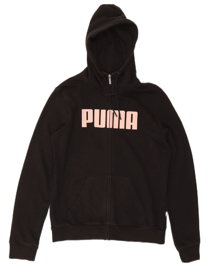 Puma ženski džemper s kapuljačom s patentnim zatvaračem UK 14 srednje crna