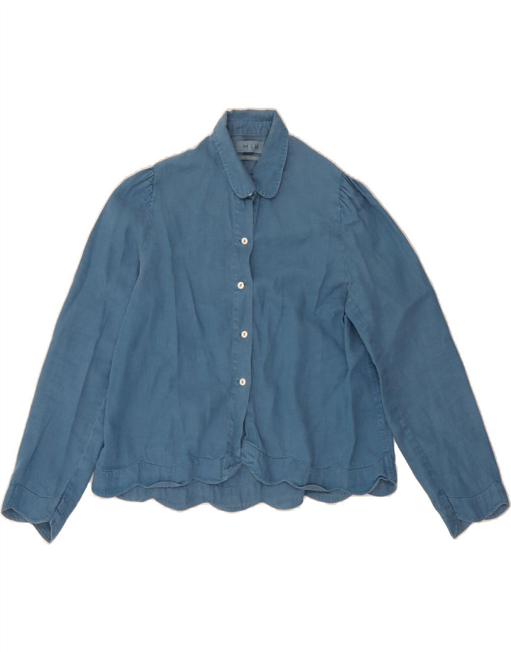 MIH Girls Shirt Blouse 12-13 Years Small  Blue Vintage MiH and Second-Hand MiH from Messina Hembry 