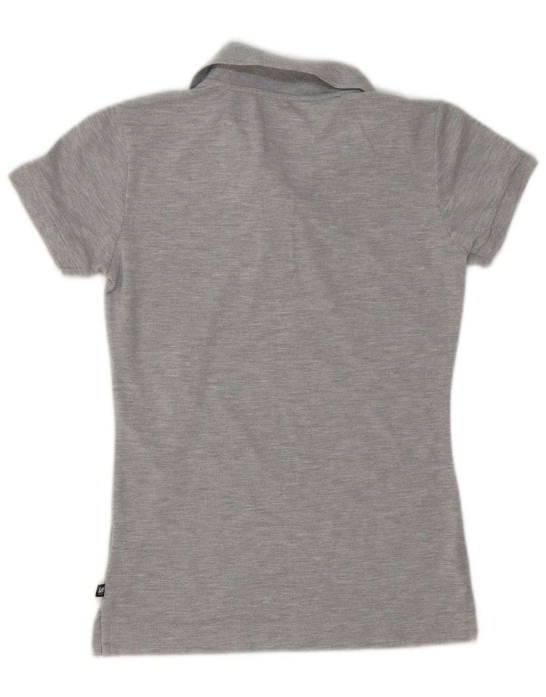 Lee ženska polo majica UK 12 srednje sivi flekasti pamuk