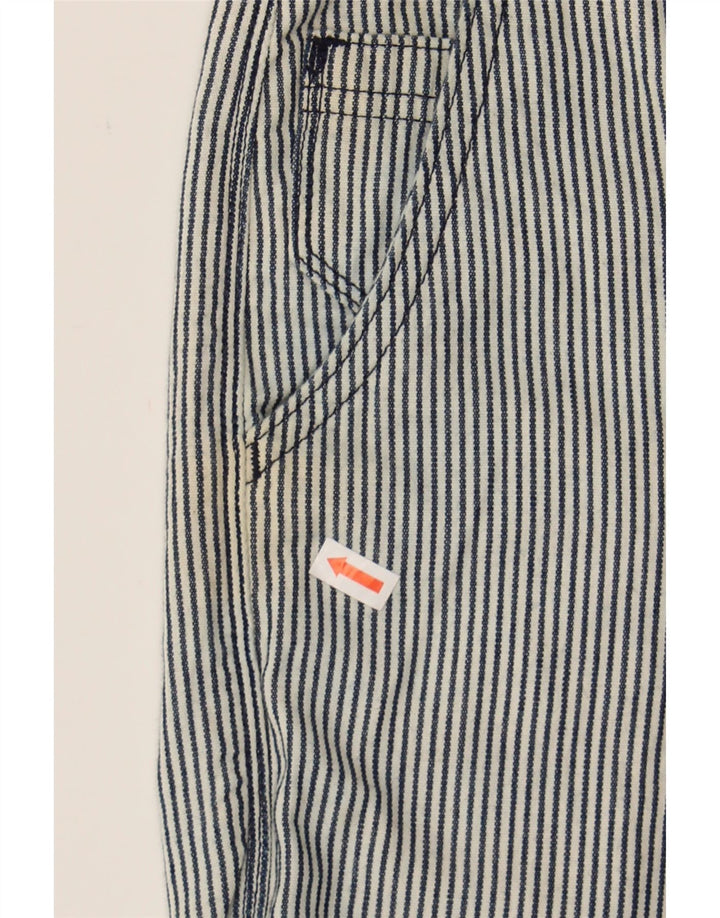 LEVI'S Womens Chino Shorts W30 Medium  Blue Pinstripe Cotton Vintage Levi's and Second-Hand Levi's from Messina Hembry 