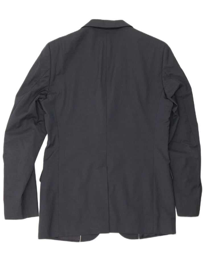 Massimo Dutti muška jakna s 2 gumba EU 48 Srednje mornarsko plave pruge