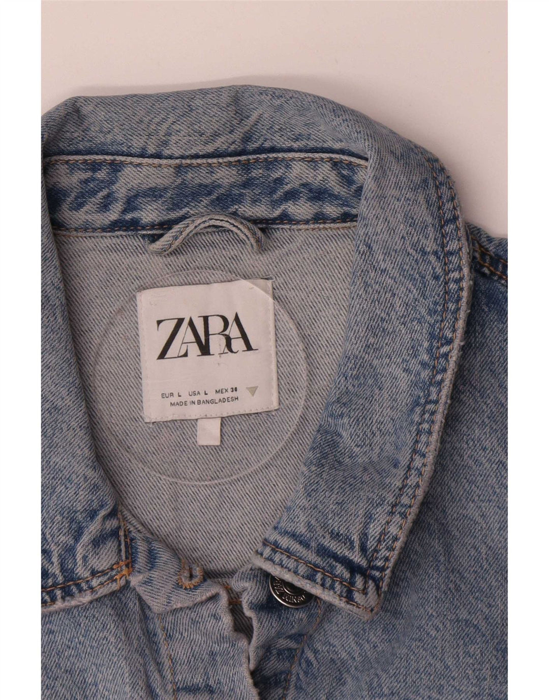 Zara ženska traper jakna UK 14 Large Blue