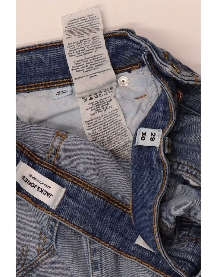 Muške uske traperice Jack & Jones W29 L30, plavi pamuk