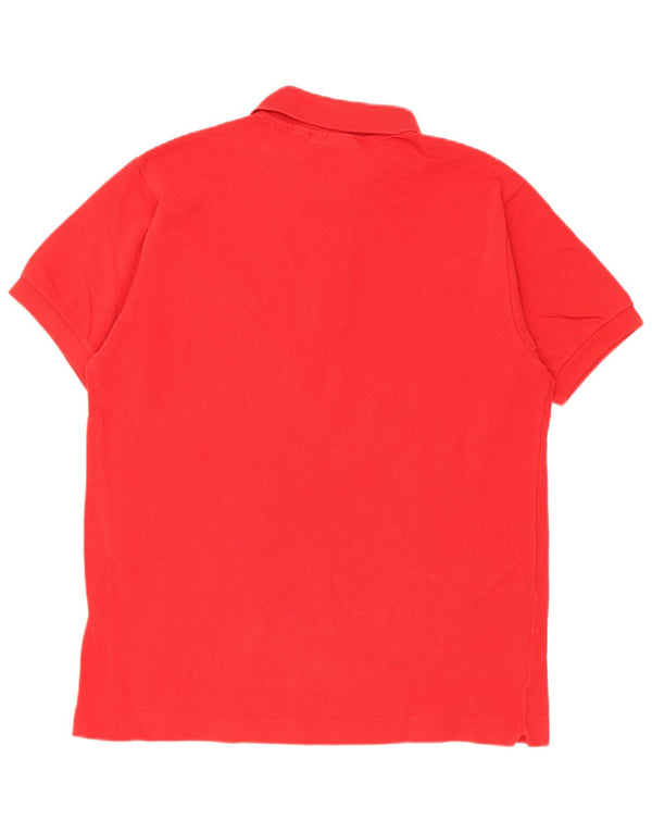 Lacoste muška klasična polo majica veličine 5, velika crvena pamuk