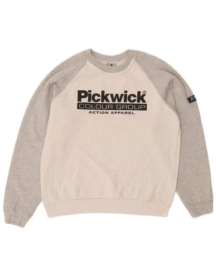 PICKWICK Ženska majica s grafičkim motivima UK 14 srednje bijele boje