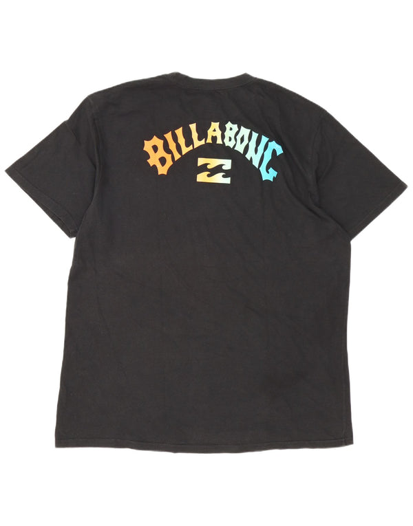 Billabong muška majica s grafičkim motivima 2XL crni pamuk