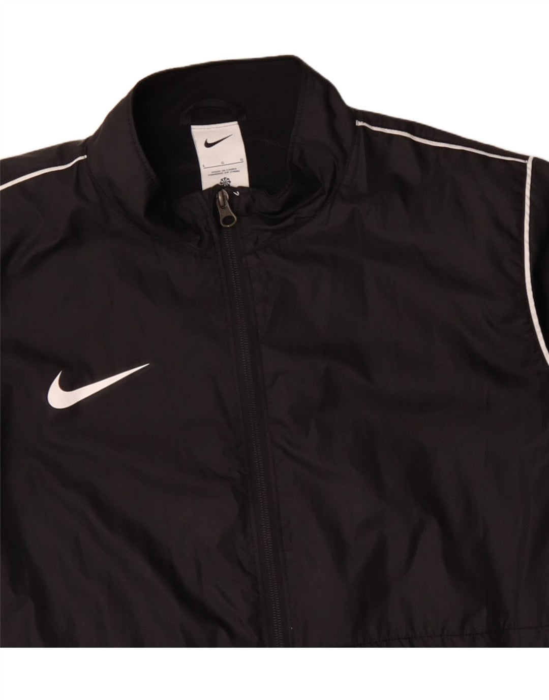 NIKE Muška kišna jakna UK 40 veliki crni poliester