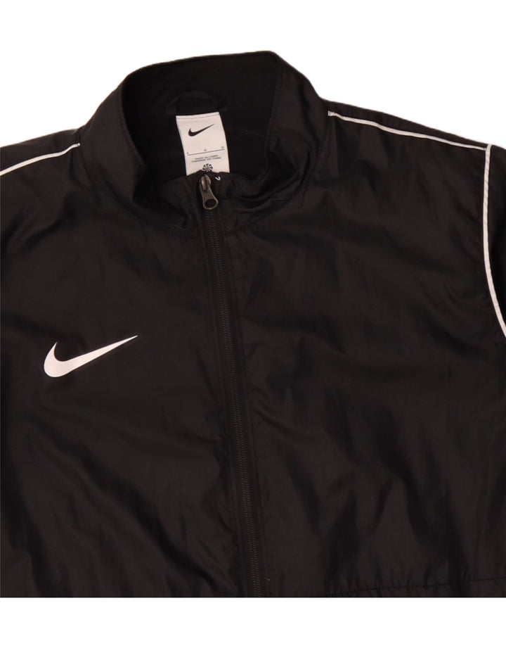 NIKE Muška kišna jakna UK 40 veliki crni poliester
