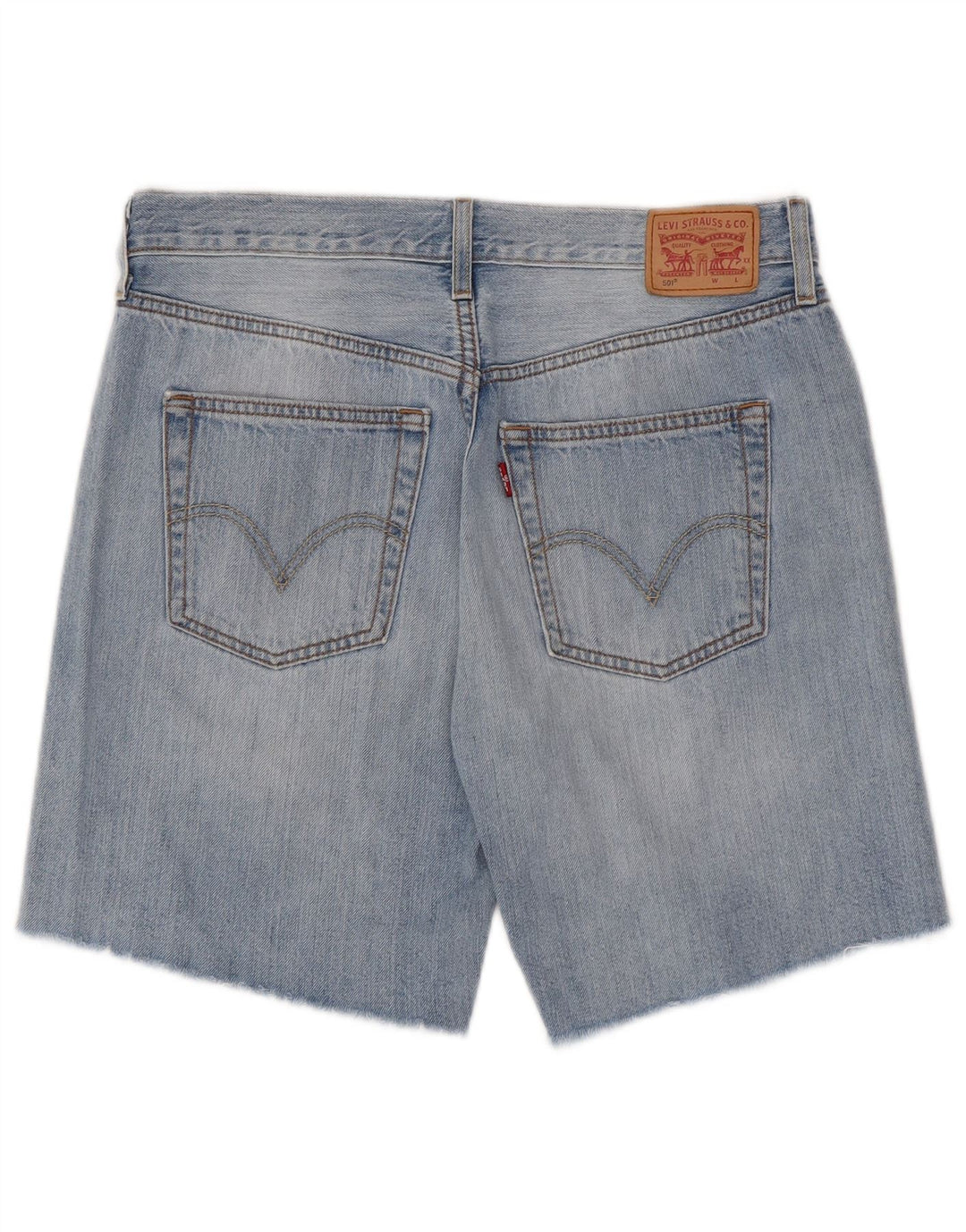 Levi's muške 501 traper kratke hlače W30 srednje plavi pamuk