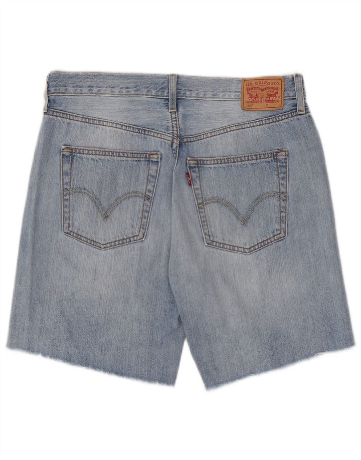 Levi's muške 501 traper kratke hlače W30 srednje plavi pamuk