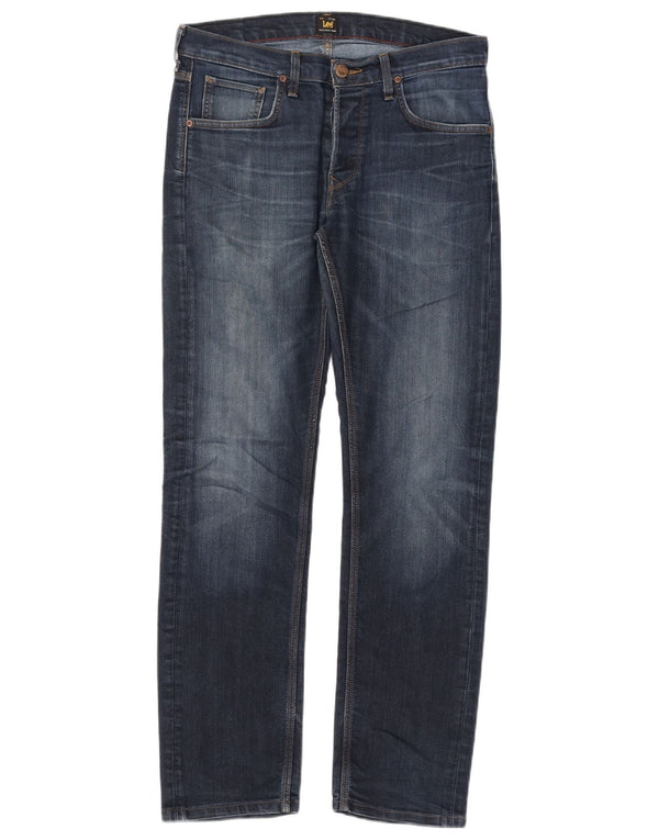 Lee Mens Daren Slim Jeans W33 L31 Plavi pamuk