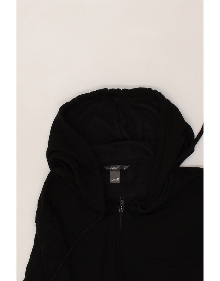 EDDIE BAUER Womens Zip Hoodie Sweater UK 14 Medium Black Vintage Eddie Bauer and Second-Hand Eddie Bauer from Messina Hembry 