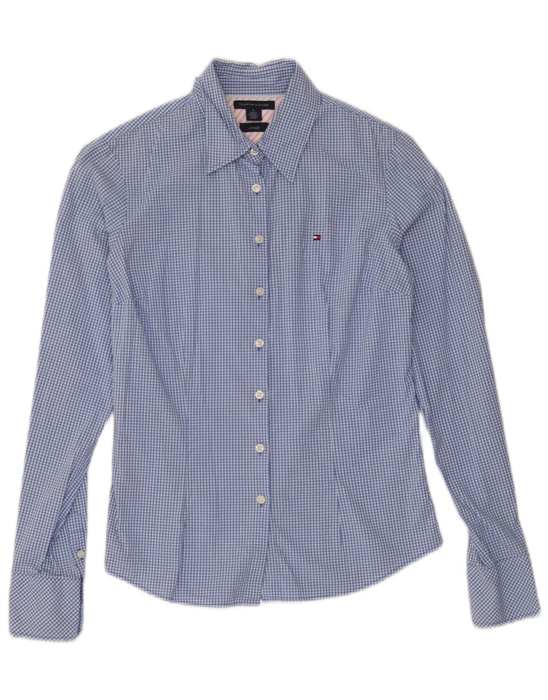 Tommy Hilfiger ženska košulja US 4 Small Blue Gingham pamuk