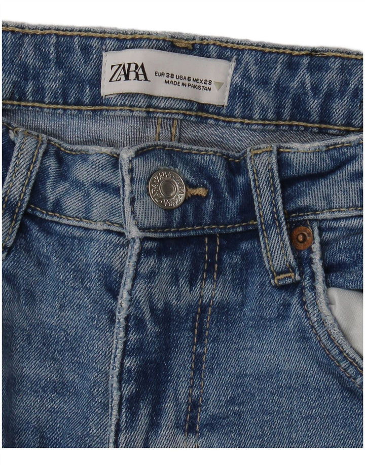 Zara ženske skraćene traperice EU 38 male W28 L25 plave