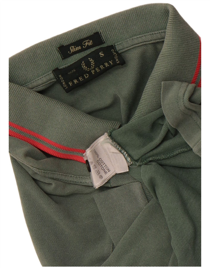 FRED PERRY Muška uska polo majica Mala zelena pamuk
