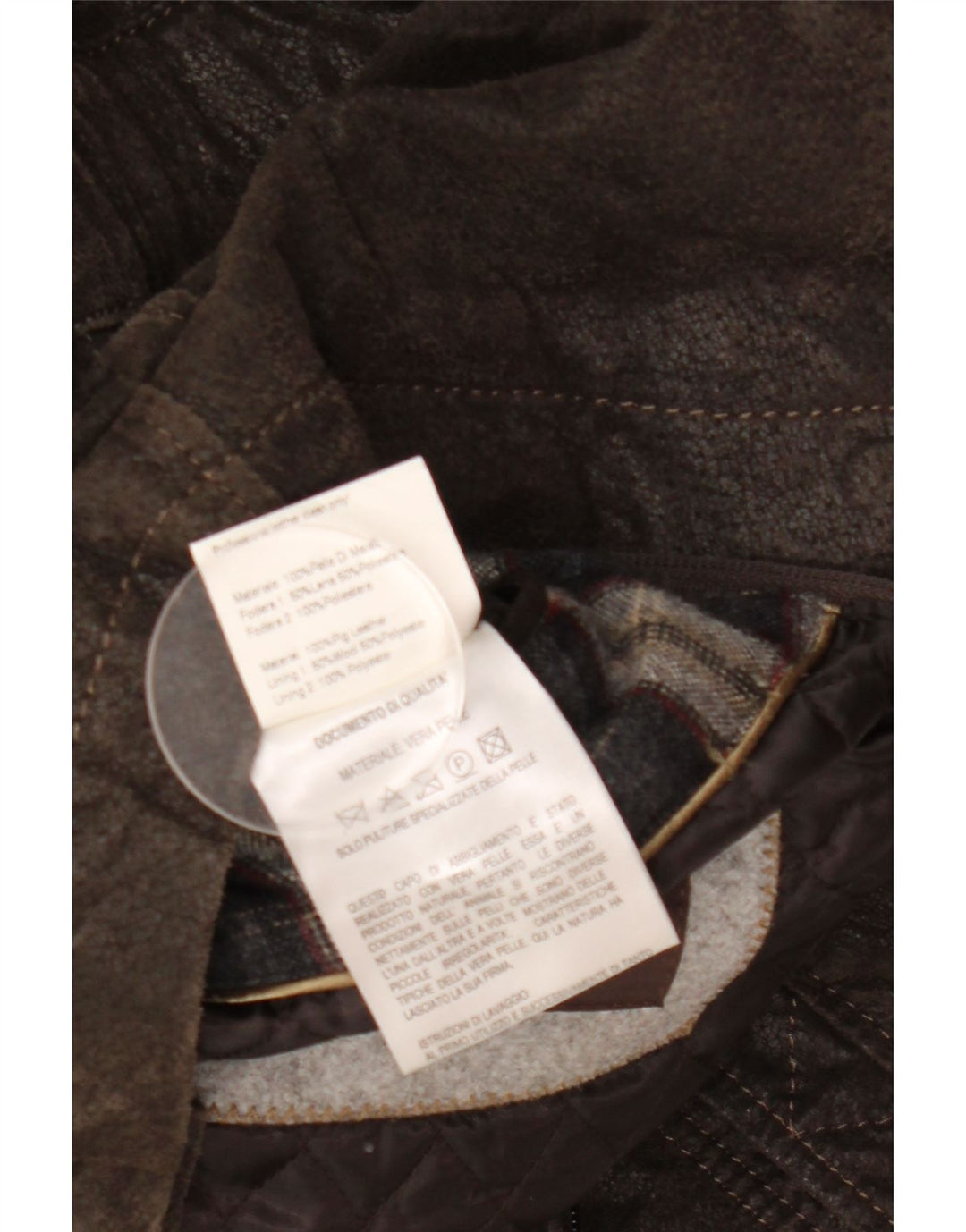 Blackthorn muška kožna jakna IT 48 Srednje smeđa koža