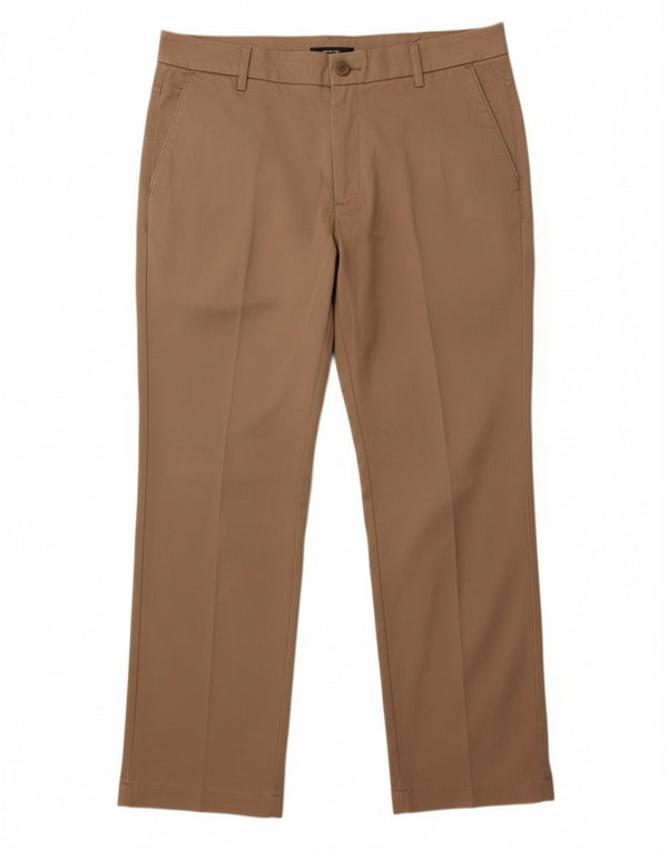 Lee ženske ravne ležerne hlače srednjeg rasta US 18 2XL W40 L29 bež