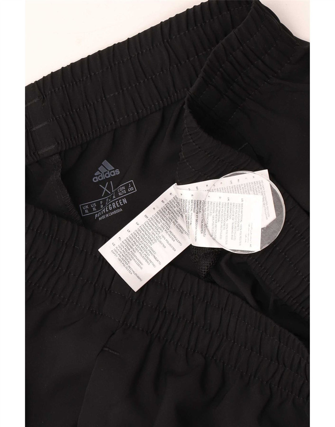 Adidas muške trenirke XL crne poliesterske hlače