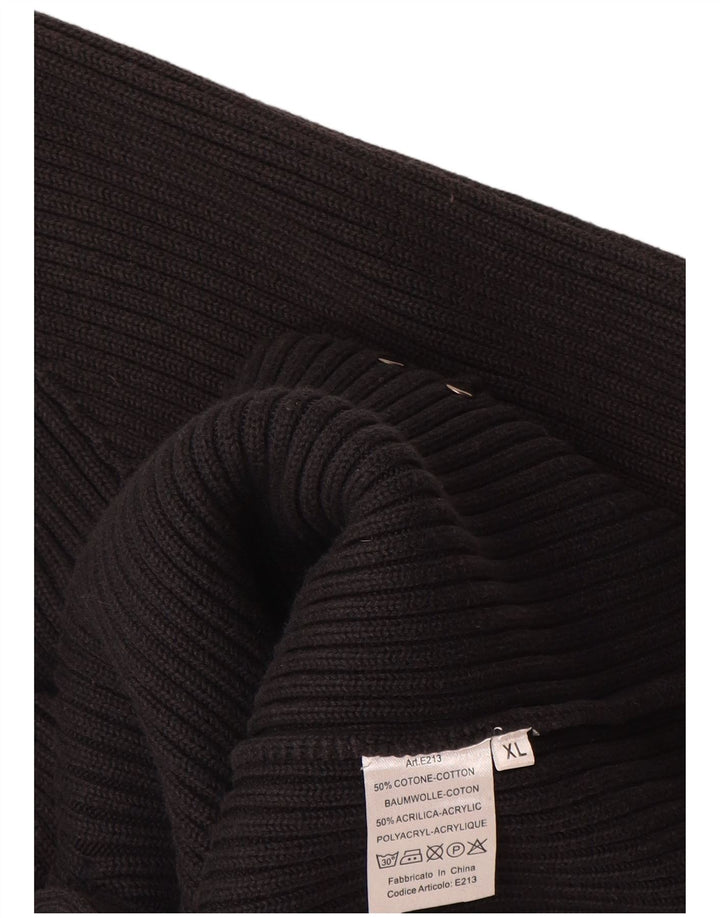 ELLESSE Muški kardigan pulover XL crni pamuk