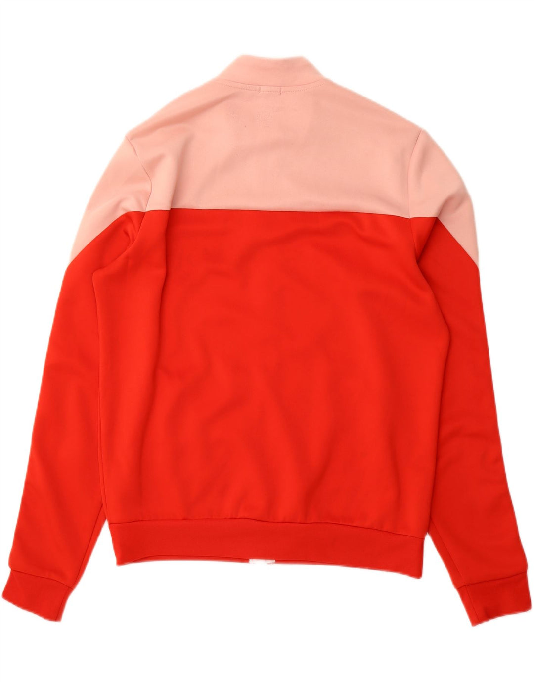 GUESS Womens Oversized Tracksuit Top Jacket UK 6 XS Red Colourblock