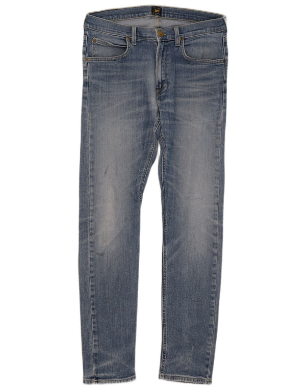 Lee Mens Luke Slim Jeans W32 L32 Plavi pamuk