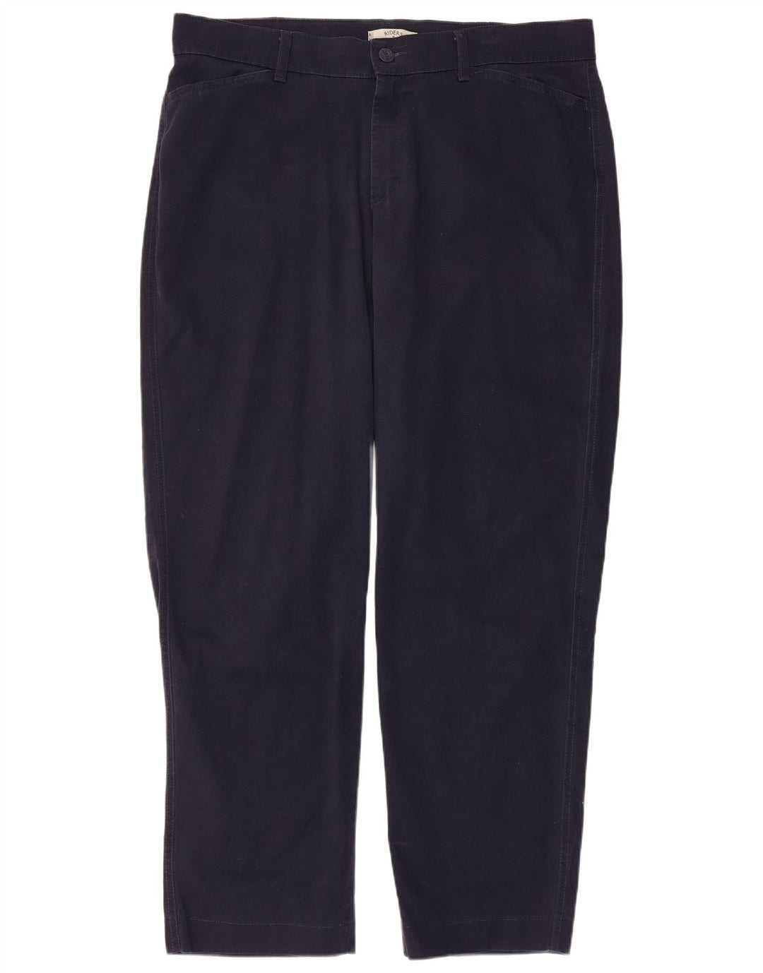 LEE Ženske ravne ležerne hlače US 18 2XL W40 L31 tamnoplavi pamuk