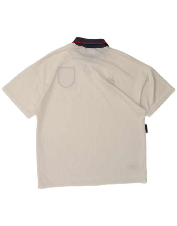 Umbro Mens England Home 1993-1995 Nogometna majica XL Bijela Sport